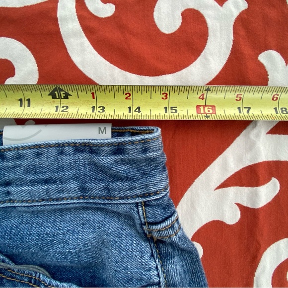 NWT Just USA high rise button fly distressed size medium 8 - Picture 4 of 9